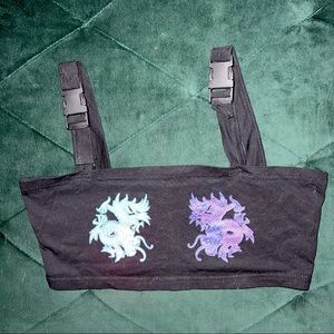 Dragon Buckle Crop Top